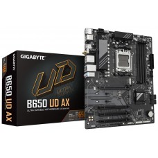 GIGABYTE B650 UD AX Placa Base - Compatible con CPUs AMD Ryzen Serie 9000, VRM de 6+2+2 fases, hasta 7600MHz DDR5 (OC), 1x PCIe 5.0 + 2x PCIe 4.0 M.2, LAN GbE, Wi-Fi 6, USB 3.2 Gen 2 (Espera 4 dias)